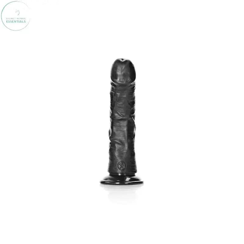 REALROCK Realistic Regular Curved Dildo with Suction Cup - 15.5 cm -  15.5 cm (6'') Dong Shots Toys Discreet Intimate Essentials.