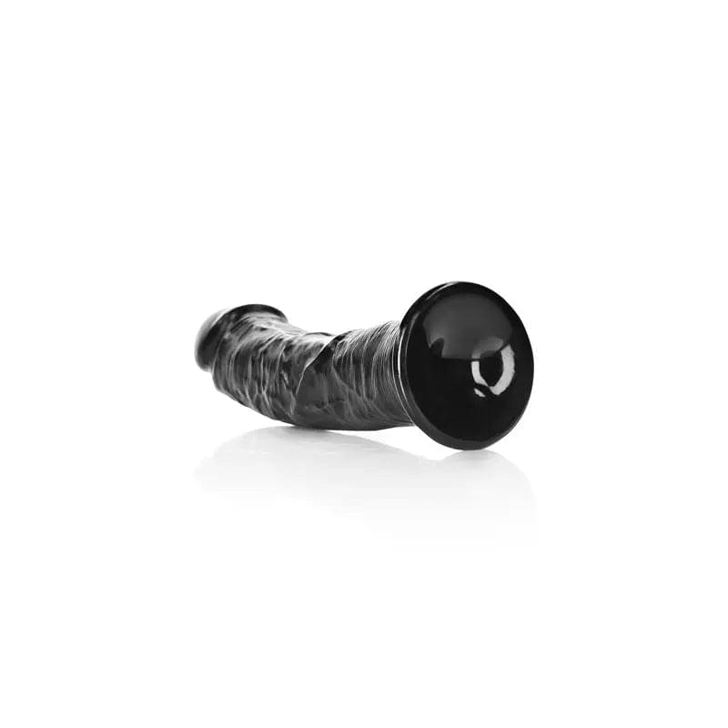REALROCK Realistic Regular Curved Dildo with Suction Cup - 18 cm -  18 cm (7'') Dong Shots Toys Discreet Intimate Essentials.