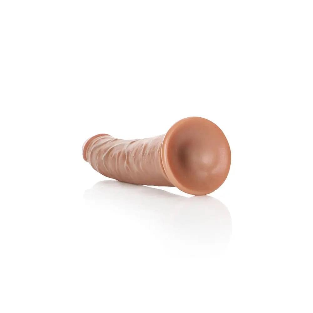 REALROCK Realistic Slim Dildo with Suction Cup - 18cm - Tan 18 cm (7'') Dong Shots Toys Discreet Intimate Essentials.