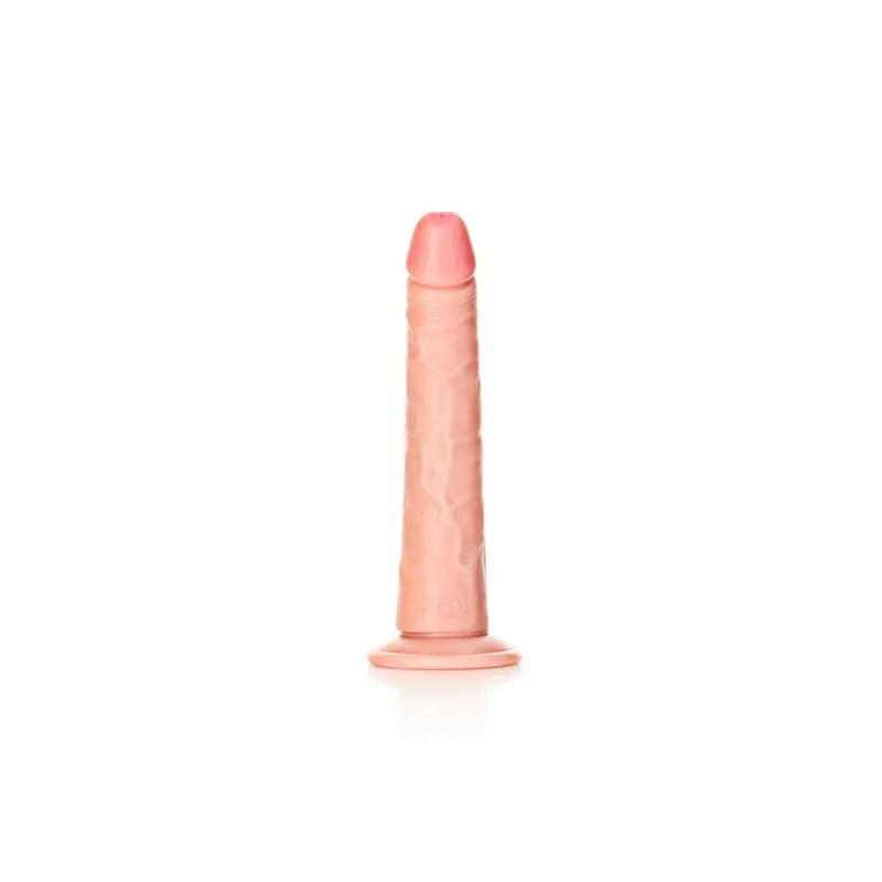 REALROCK Realistic Slim Dildo with Suction Cup - 20.5cm -  20.5 cm (8'') Dong Shots Toys Discreet Intimate Essentials.
