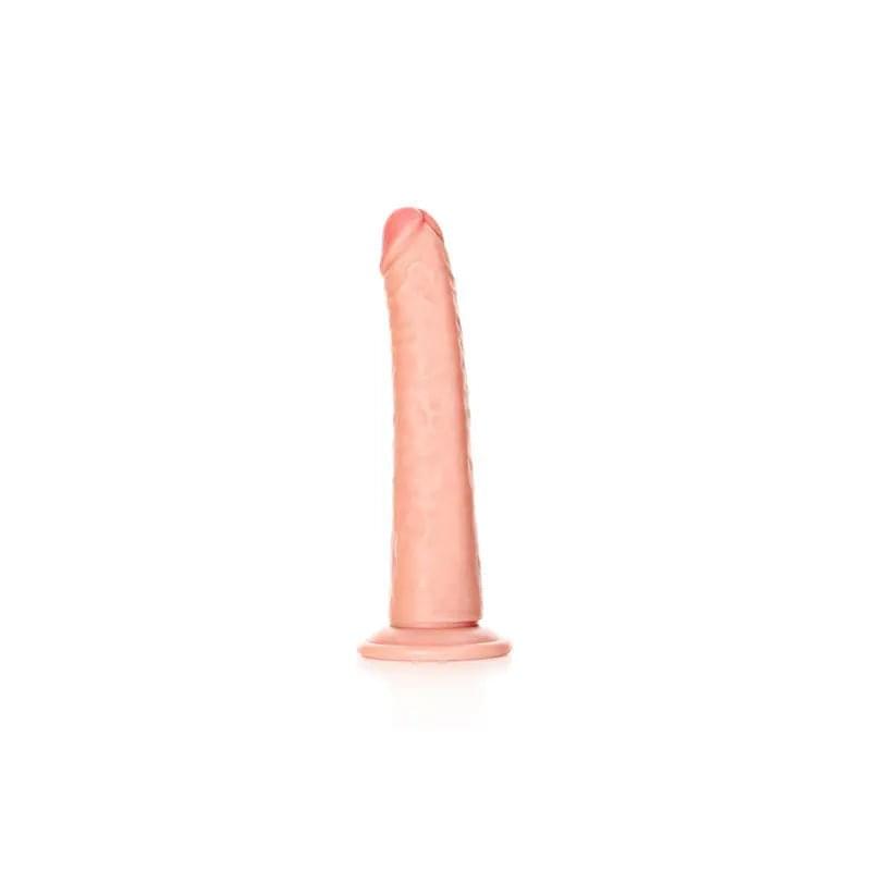 REALROCK Realistic Slim Dildo with Suction Cup - 20.5cm -  20.5 cm (8'') Dong Shots Toys Discreet Intimate Essentials.