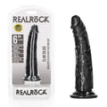 REALROCK Realistic Slim Dildo without Balls - 15.5 cm -  15.5 cm (6'') Dong Shots Toys Discreet Intimate Essentials.