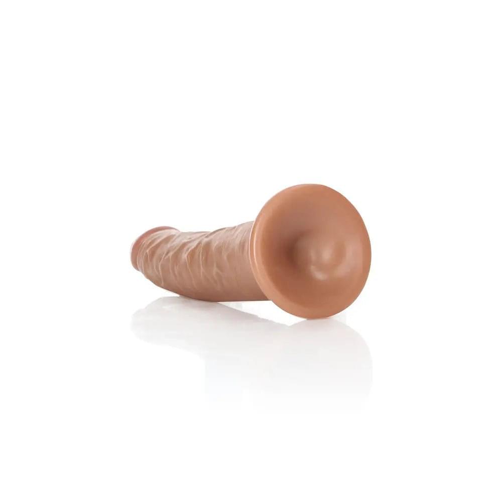 REALROCK Realistic Slim Dildo without Balls - 15.5 cm - Tan 15.5 cm (6'') Dong Shots Toys Discreet Intimate Essentials.