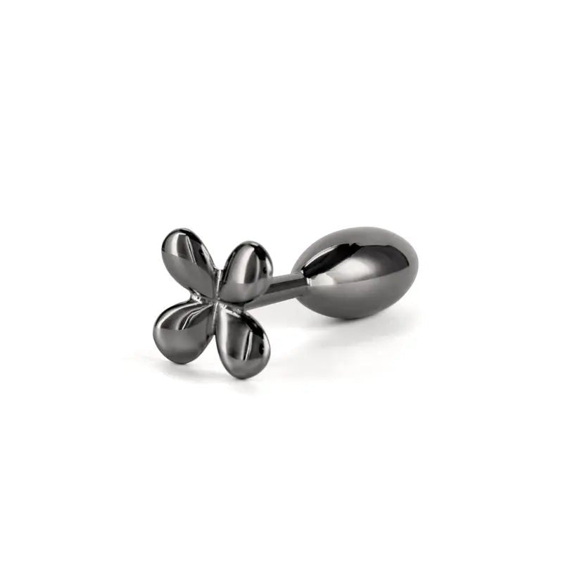 Shop affordable quality Rear Assets Clover - Gunmetal - Gunmetal 9.2 cm Metallic Butt Plug - Discreet Intimate Essentials - ANAL TOYS - NS Novelties