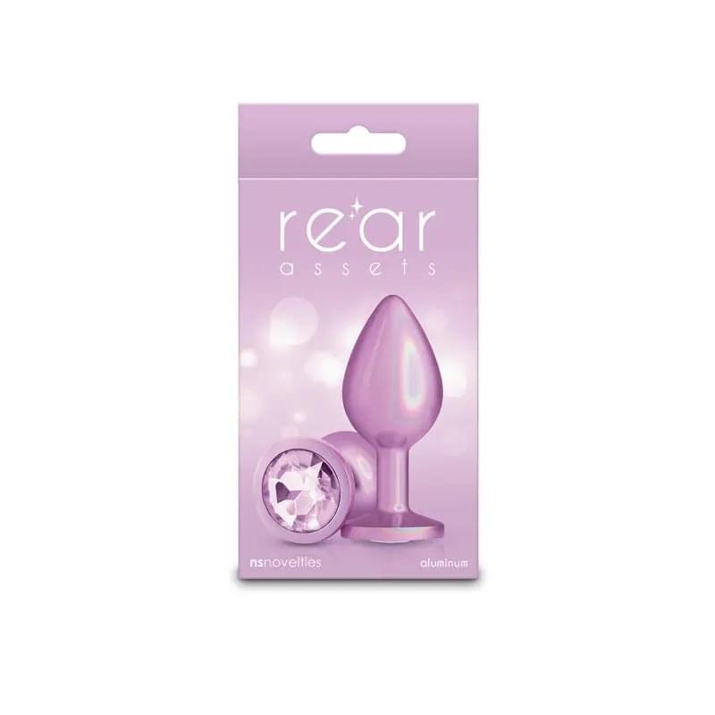 Rear Assets Iridescent - Medium -  - Iridescent  8.2 cm Medium Butt Plug NS Novelties Discreet Intimate Essentials.