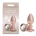 Rear Assets Iridescent - Small - Champagne - Iridescent Champagne 7.1 cm Small Butt Plug NS Novelties Discreet Intimate Essentials.