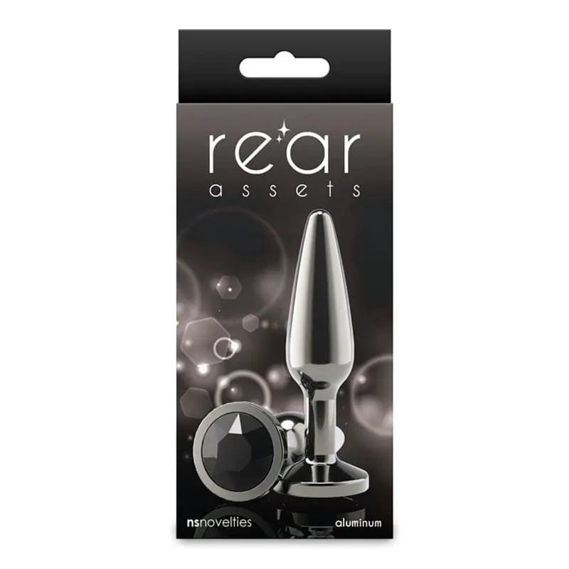 Rear Assets Tapered - Medium - Gunmetal - NS Novelties Discreet Intimate Essentials.