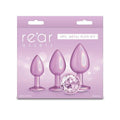 Rear Assets Trainer Kit - Iridescent  - Iridescent  Metallic Butt Plugs - Set of 3 Sizes NS Novelties Discreet Intimate Essentials.
