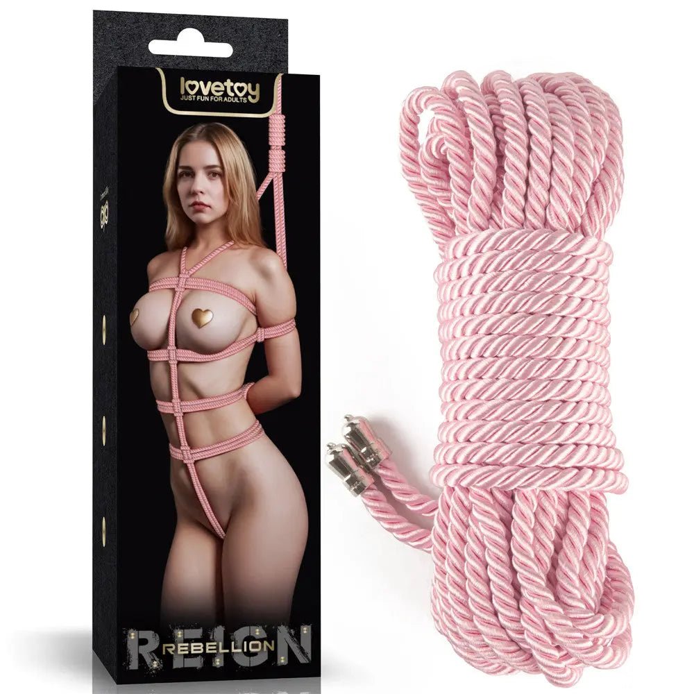 Shop affordable quality Rebellion Reign Silky Bondage Rope - Bondage Rope - 10 metre length - Discreet Intimate Essentials - BONDAGE-TOYS - Lovetoy