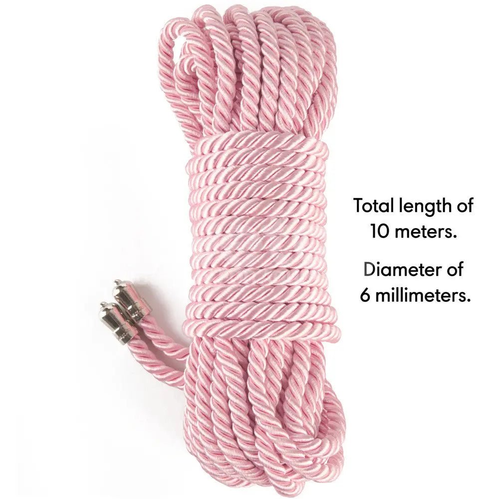 Shop affordable quality Rebellion Reign Silky Bondage Rope - Bondage Rope - 10 metre length - Discreet Intimate Essentials - BONDAGE-TOYS - Lovetoy