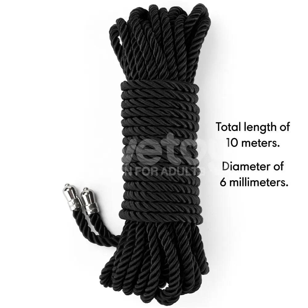 Rebellion Reign Silky Bondage Rope -  -  Bondage Rope - 10 metre length Lovetoy Discreet Intimate Essentials.