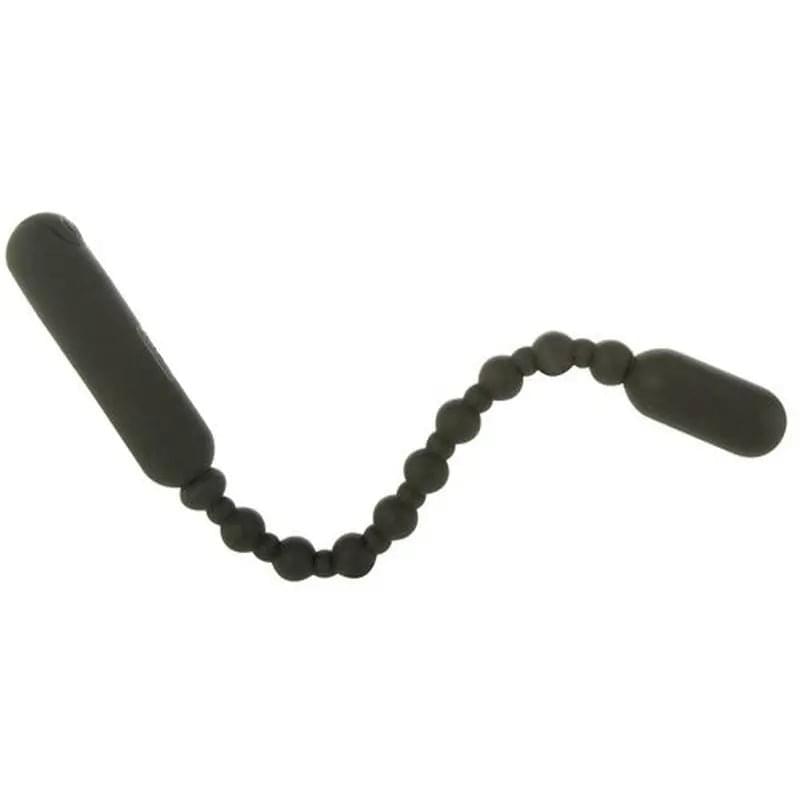 Rechargeable Booty Beads Black PowerBullet Discreet Intimate Essentials.