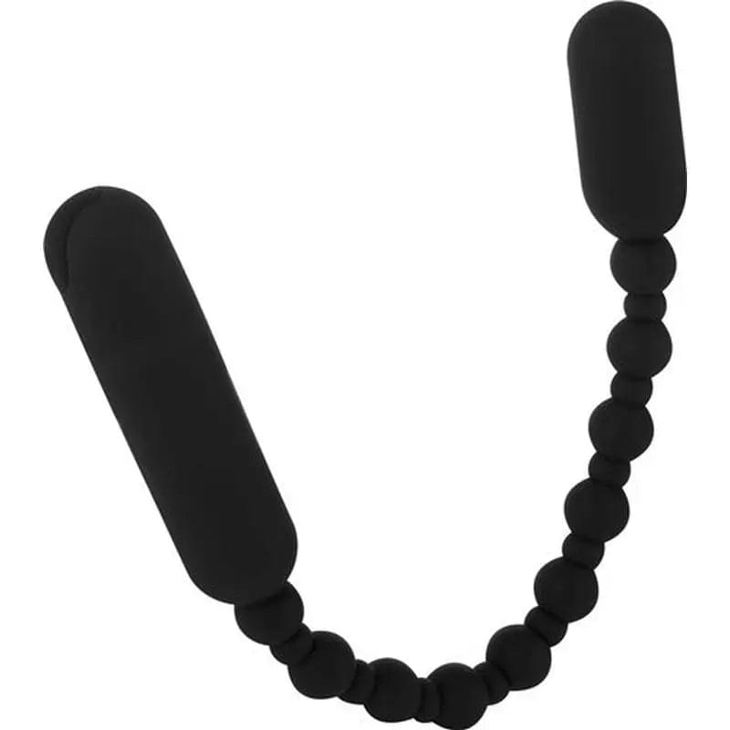 Rechargeable Booty Beads Black PowerBullet Discreet Intimate Essentials.