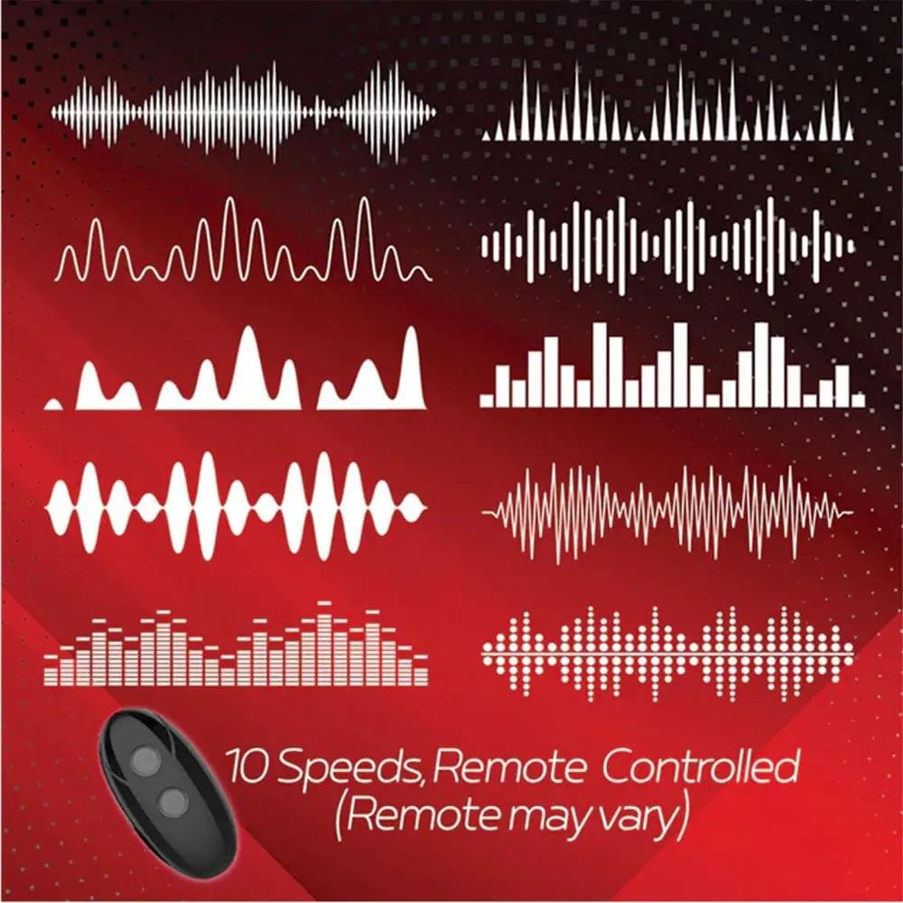 Red Dot Rings - V1 -  USB Rechargeable Vibrating Cock Ring with Remote Icon Brands Discreet Intimate Essentials.