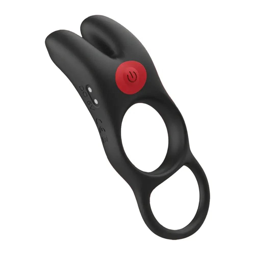 Red Dot Rings - V1 -  USB Rechargeable Vibrating Cock Ring with Remote Icon Brands Discreet Intimate Essentials.