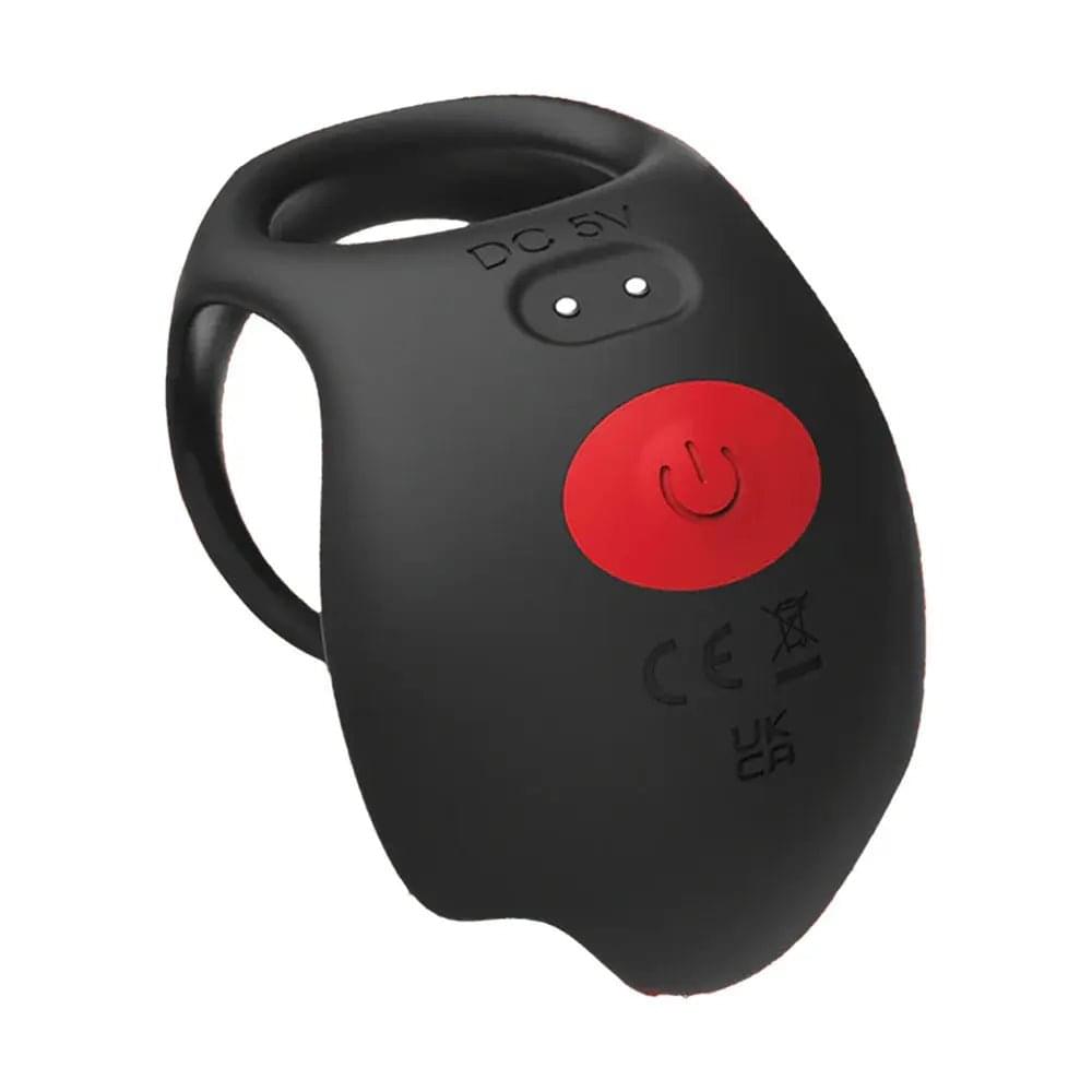 Red Dot Rings - V3 -  USB Rechargeable Vibrating Cock & Ball Ring with Remote Icon Brands Discreet Intimate Essentials.