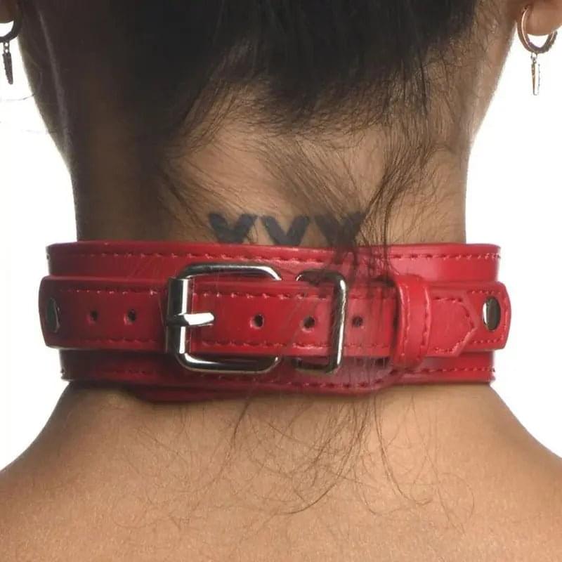 Red Female Chest Harness M/L Strict Discreet Intimate Essentials.