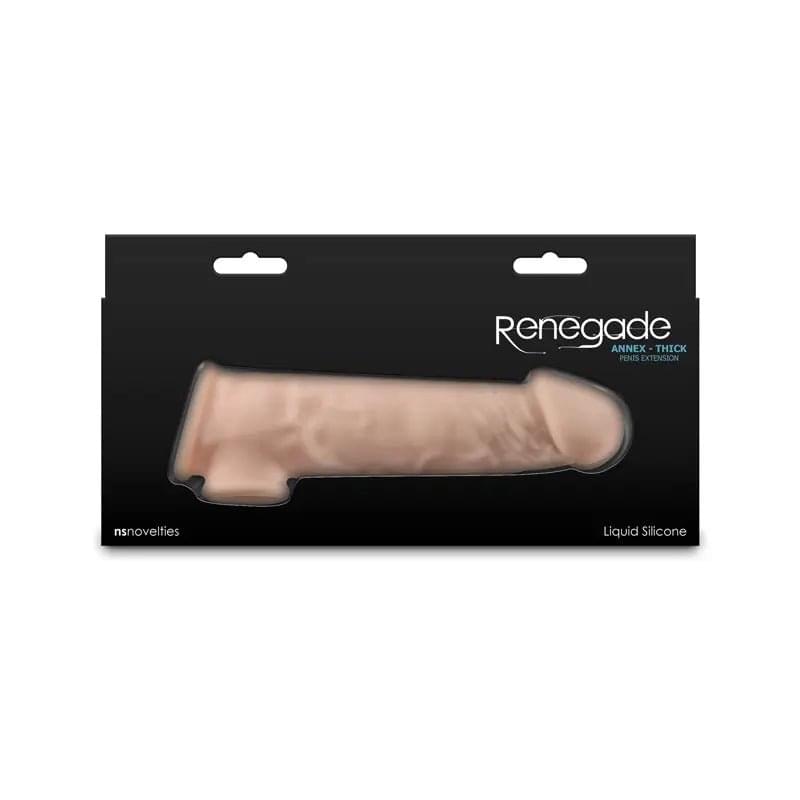 Renegade Annex - Thick -  -  18.6 cm Penis Extender Sleeve NS Novelties Discreet Intimate Essentials.