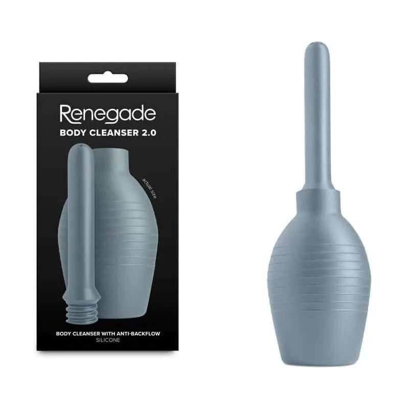 Renegade Body Cleanser 2.0 - Grey - Grey Unisex Douche NS Novelties Discreet Intimate Essentials.