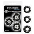 Shop affordable quality Renegade - Dyno Rings - Black Cock Rings - Set of 3 - Discreet Intimate Essentials - COCK RINGS - NS Novelties
