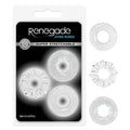 Shop affordable quality Renegade - Dyno Rings - Clear Cock Rings - Set of 3 - Discreet Intimate Essentials - COCK RINGS - NS Novelties