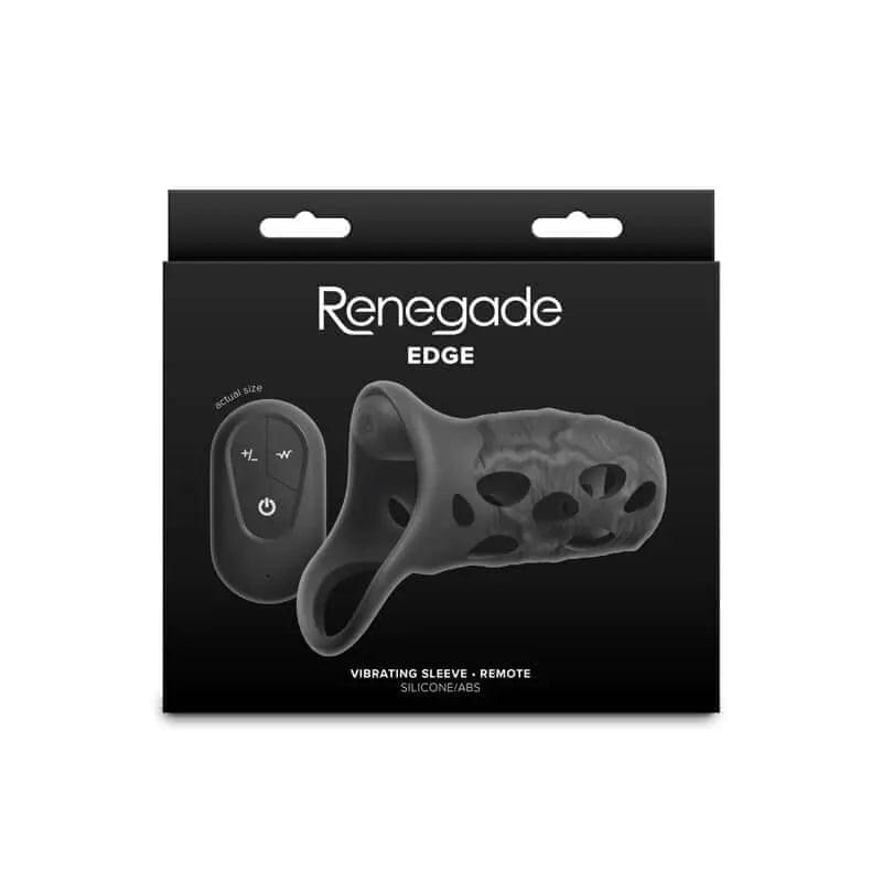 Renegade Edge -  -  USB Rechargeable Vibrating Penis Sleeve with Wireless Remote NS Novelties Discreet Intimate Essentials.
