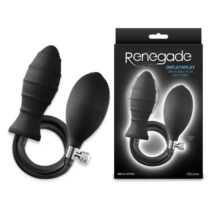 Renegade InflataPlay -  -  10.5 cm Inflatable Butt Plug NS Novelties Discreet Intimate Essentials.