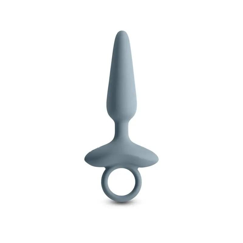 Renegade Maverick - Grey - Grey 15 cm USB Rechargeable Vibrating Butt Plug NS Novelties Discreet Intimate Essentials.