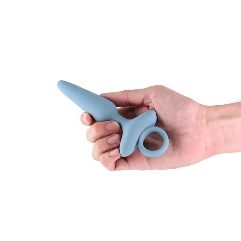 Renegade Maverick - Grey - Grey 15 cm USB Rechargeable Vibrating Butt Plug NS Novelties Discreet Intimate Essentials.