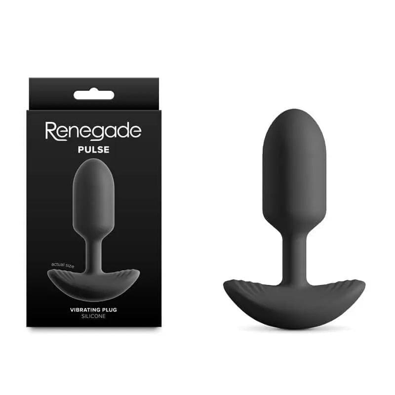 Renegade Pulse -  -  11 cm USB Rechargeable Vibrating Butt Plug NS Novelties Discreet Intimate Essentials.