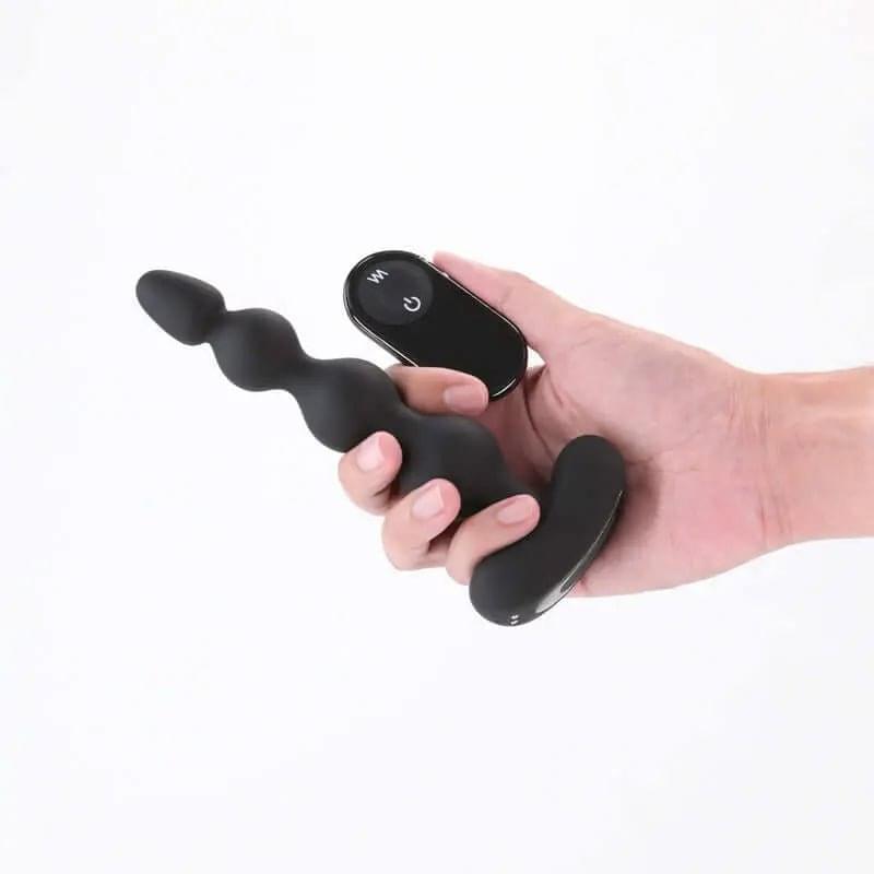 Renegade Reign -  -  17.9 cm USB Rechargeable Vibrating Anal Beads with Wireless Remote NS Novelties Discreet Intimate Essentials.