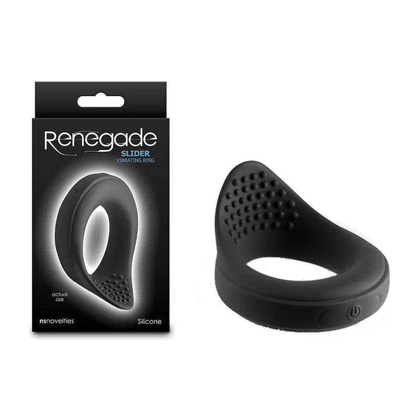 Renegade Slider -  -  USB Rechargeable Vibrating Cock Ring NS Novelties Discreet Intimate Essentials.