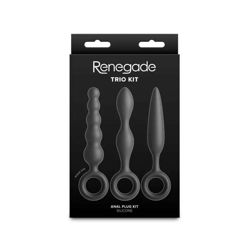 Renegade Trio Kit -  -  Butt Plugs - Set of 3 NS Novelties Discreet Intimate Essentials.