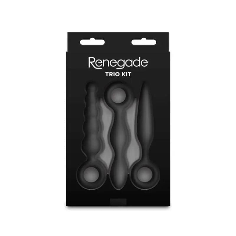 Renegade Trio Kit -  -  Butt Plugs - Set of 3 NS Novelties Discreet Intimate Essentials.