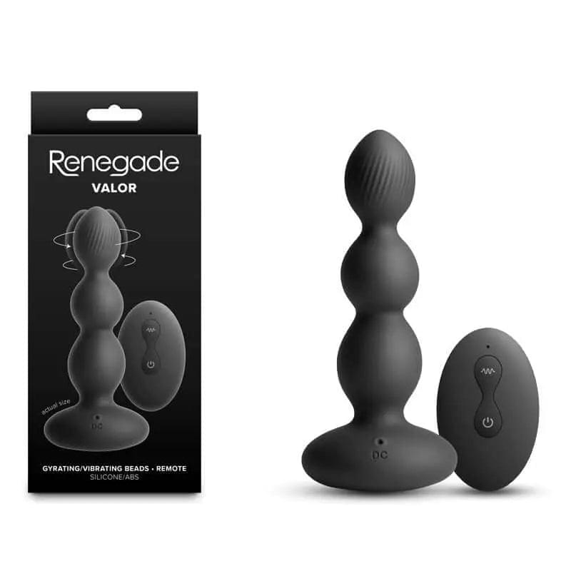 Renegade Valor -  -  13.7 cm USB Rechargeable Vibrating Anal Beads with Wireless Remote NS Novelties Discreet Intimate Essentials.
