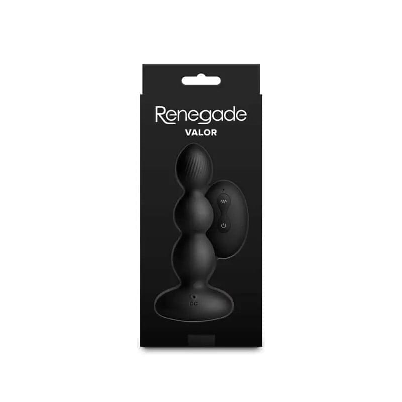 Renegade Valor -  -  13.7 cm USB Rechargeable Vibrating Anal Beads with Wireless Remote NS Novelties Discreet Intimate Essentials.
