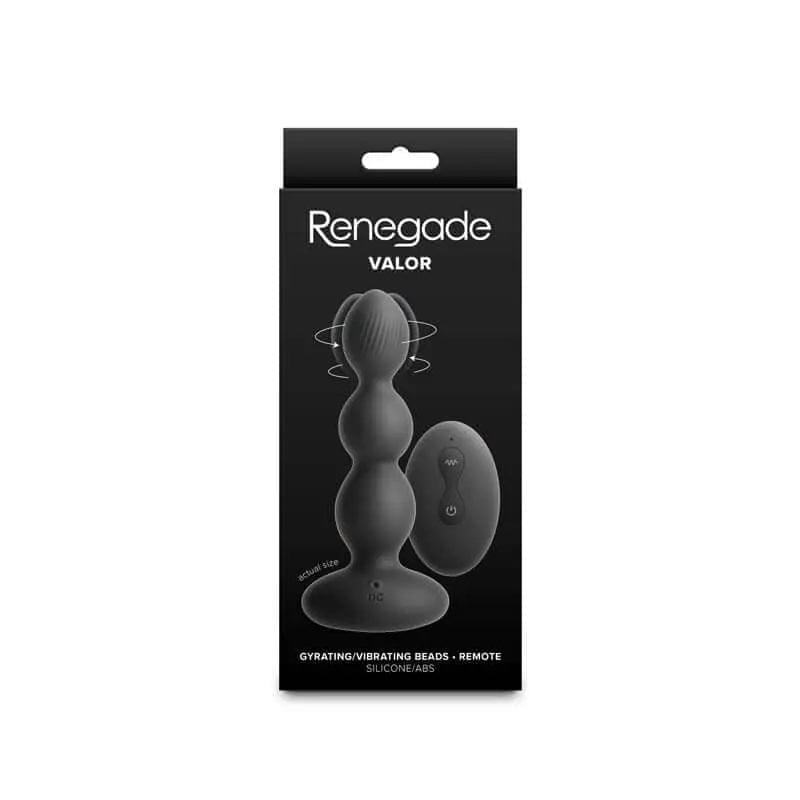 Renegade Valor -  -  13.7 cm USB Rechargeable Vibrating Anal Beads with Wireless Remote NS Novelties Discreet Intimate Essentials.