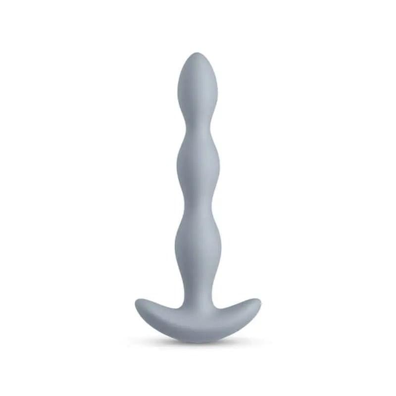 Renegade Vantage - Grey - Grey 20.6 cm USB Rechargeable Vibrating Anal Beads NS Novelties Discreet Intimate Essentials.