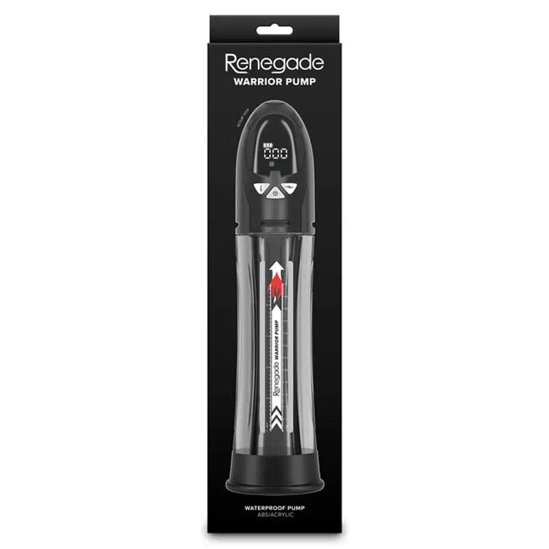 Renegade Warrior Pump -  - /Clear Waterproof Automatic Penis Pump NS Novelties Discreet Intimate Essentials.