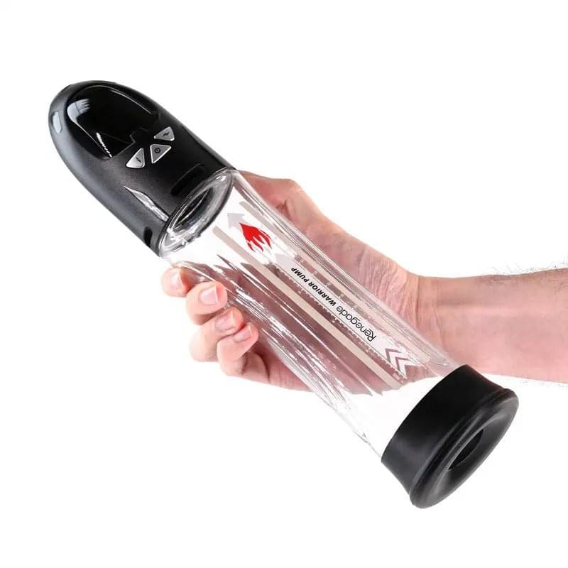Renegade Warrior Pump -  - /Clear Waterproof Automatic Penis Pump NS Novelties Discreet Intimate Essentials.