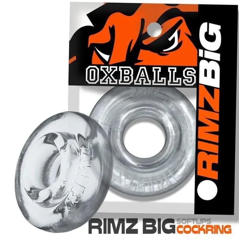 Rimz BIG Ring Clear OxBalls Discreet Intimate Essentials.