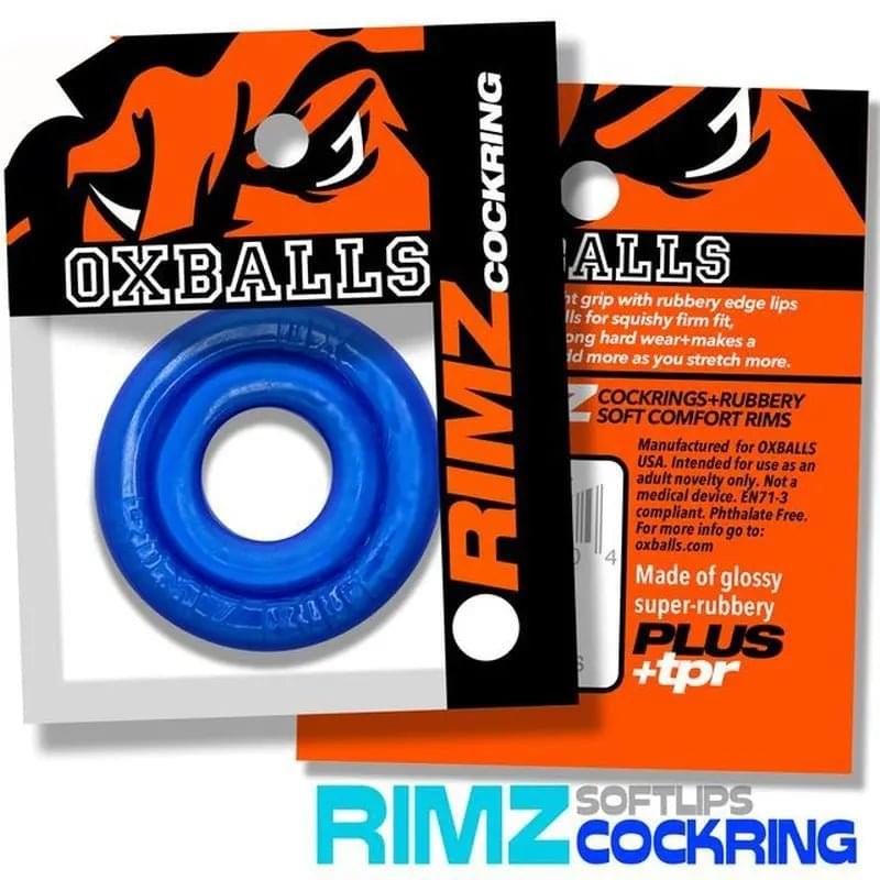 Rimz Ring Blue OxBalls Discreet Intimate Essentials.