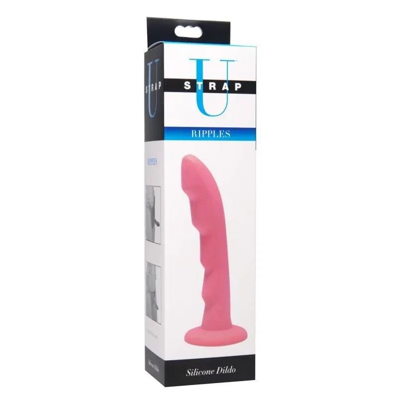 Ripples Silicone Dildo Strap U Discreet Intimate Essentials.