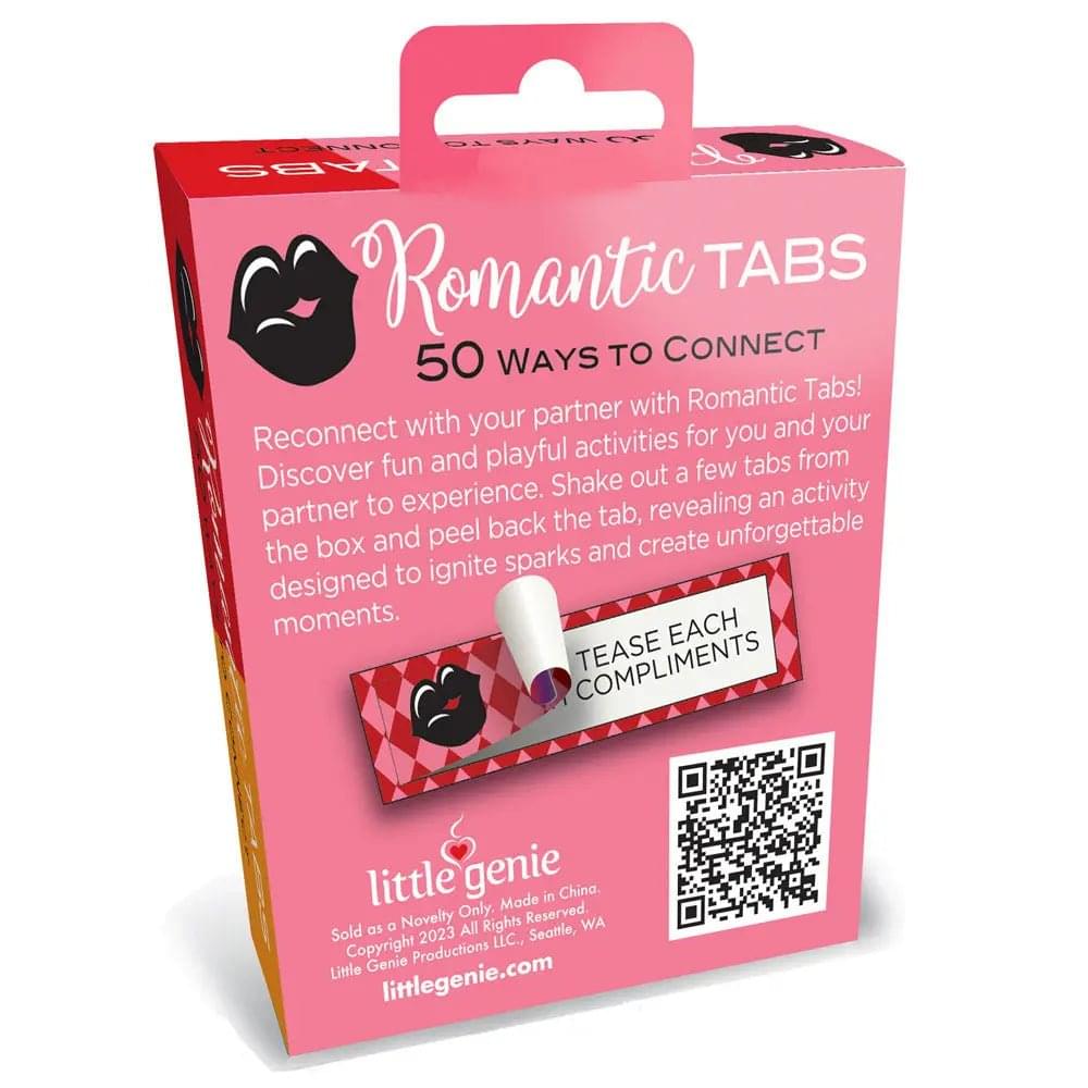 Romantic Tabs - Romantic Suggestions - Set of 50 Little Genie Discreet Intimate Essentials.