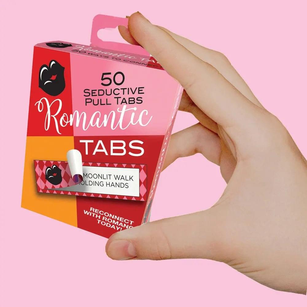 Romantic Tabs - Romantic Suggestions - Set of 50 Little Genie Discreet Intimate Essentials.