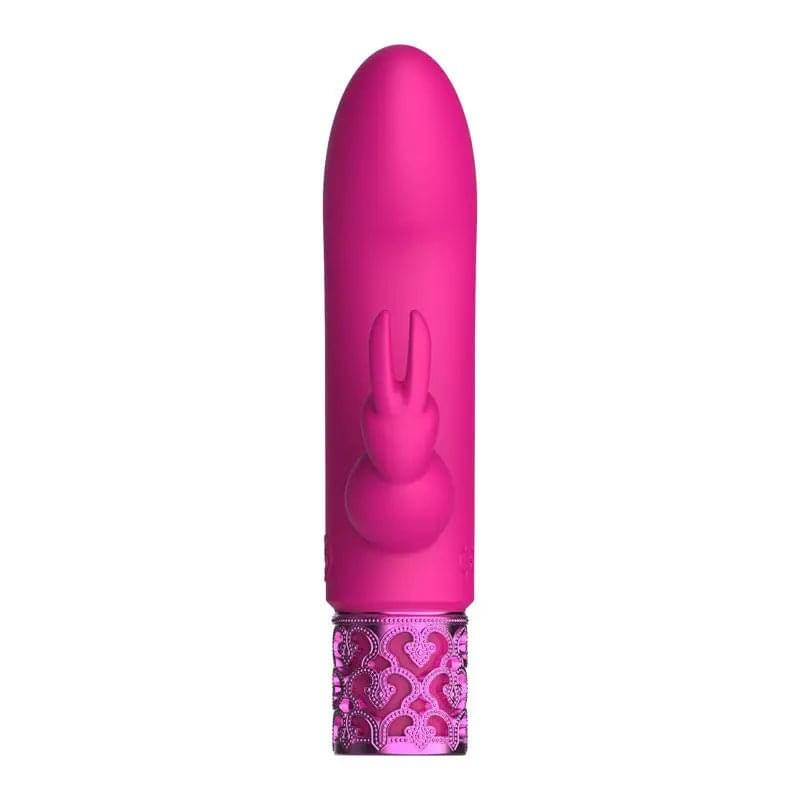 ROYAL GEMS Dazzling - Silicone Rechargeable Bullet -  12 cm USB Rechargeable Bullet Shots Toys Discreet Intimate Essentials.