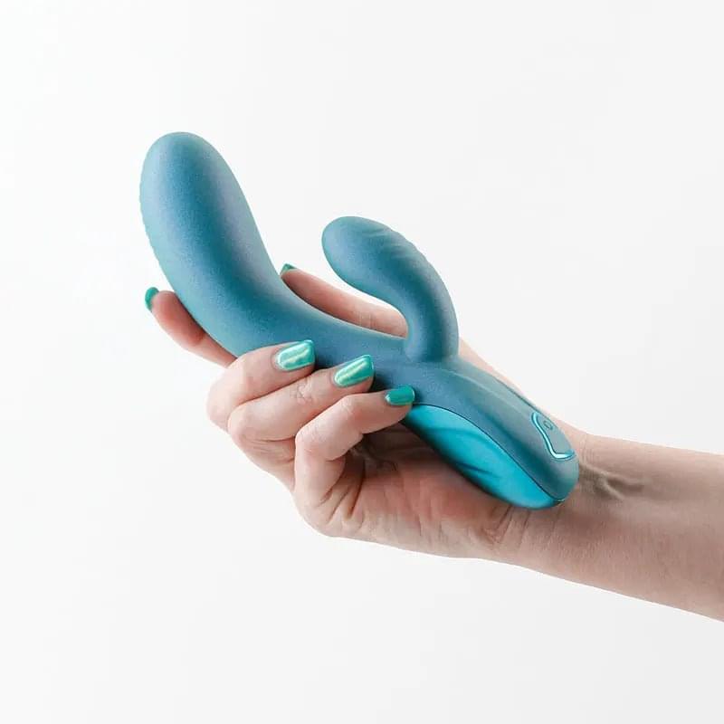 Royals - Regent - Metallic  - Metallic  19.3 cm USB Rechargeable Rabbit Vibrator NS Novelties Discreet Intimate Essentials.