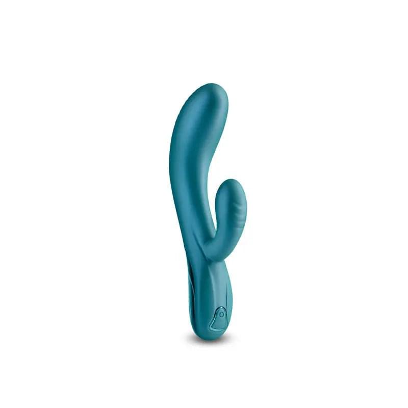 Royals - Regent - Metallic  - Metallic  19.3 cm USB Rechargeable Rabbit Vibrator NS Novelties Discreet Intimate Essentials.