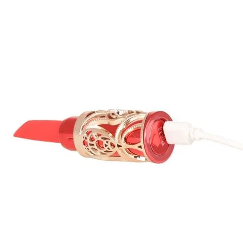 Ruby Kiss 4 In 1 Lipstick Vibrator BMS Discreet Intimate Essentials.