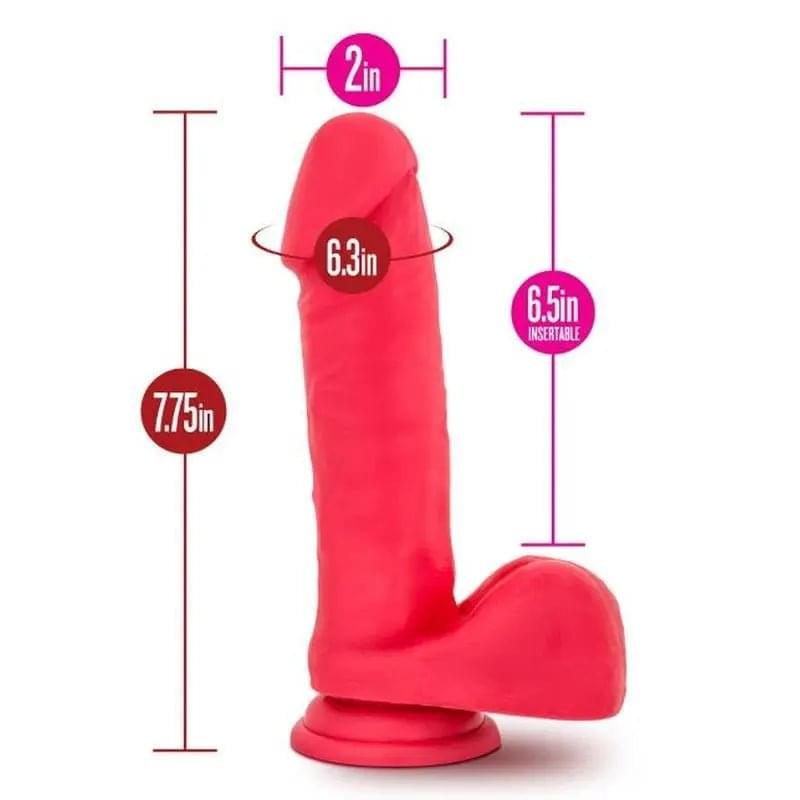 Ruse Big Poppa Cerise Dildo Ruse Discreet Intimate Essentials.